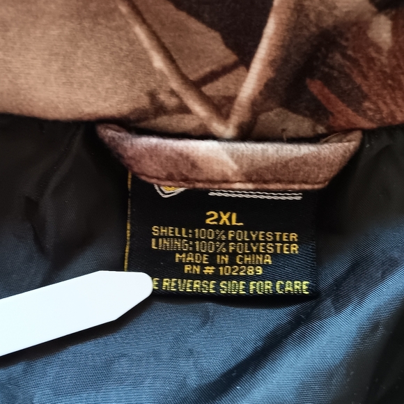 Realtree Scent Shield Camo Rain Blocker Coat Hooded Scent Blocker Hunting 2XL - Picture 14 of 16